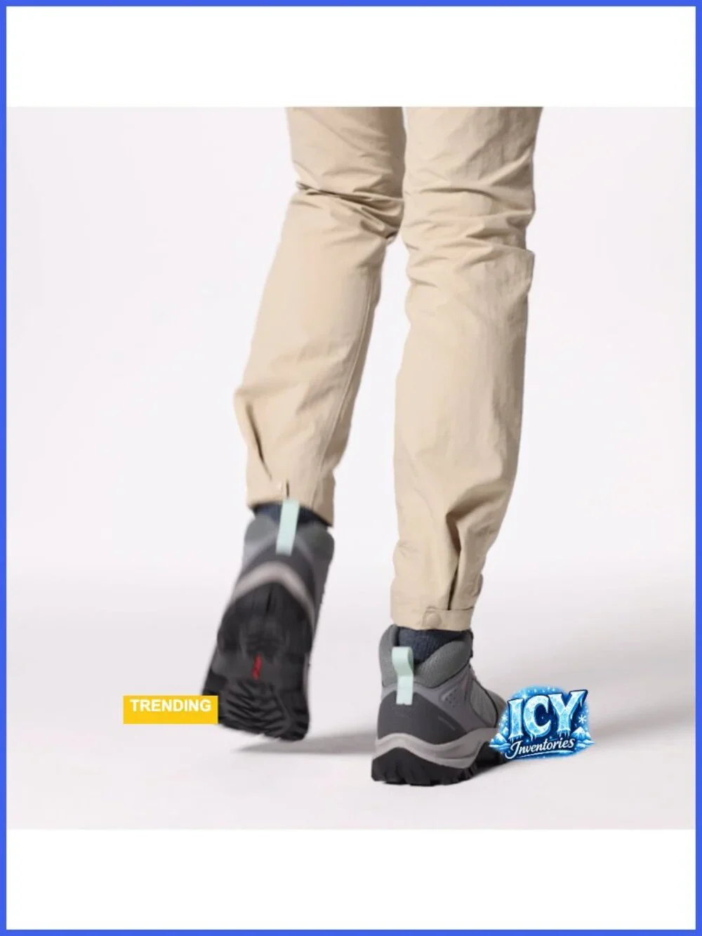 Waterproof Leather Hiking Boots with Omni-Grip, Ankle Height